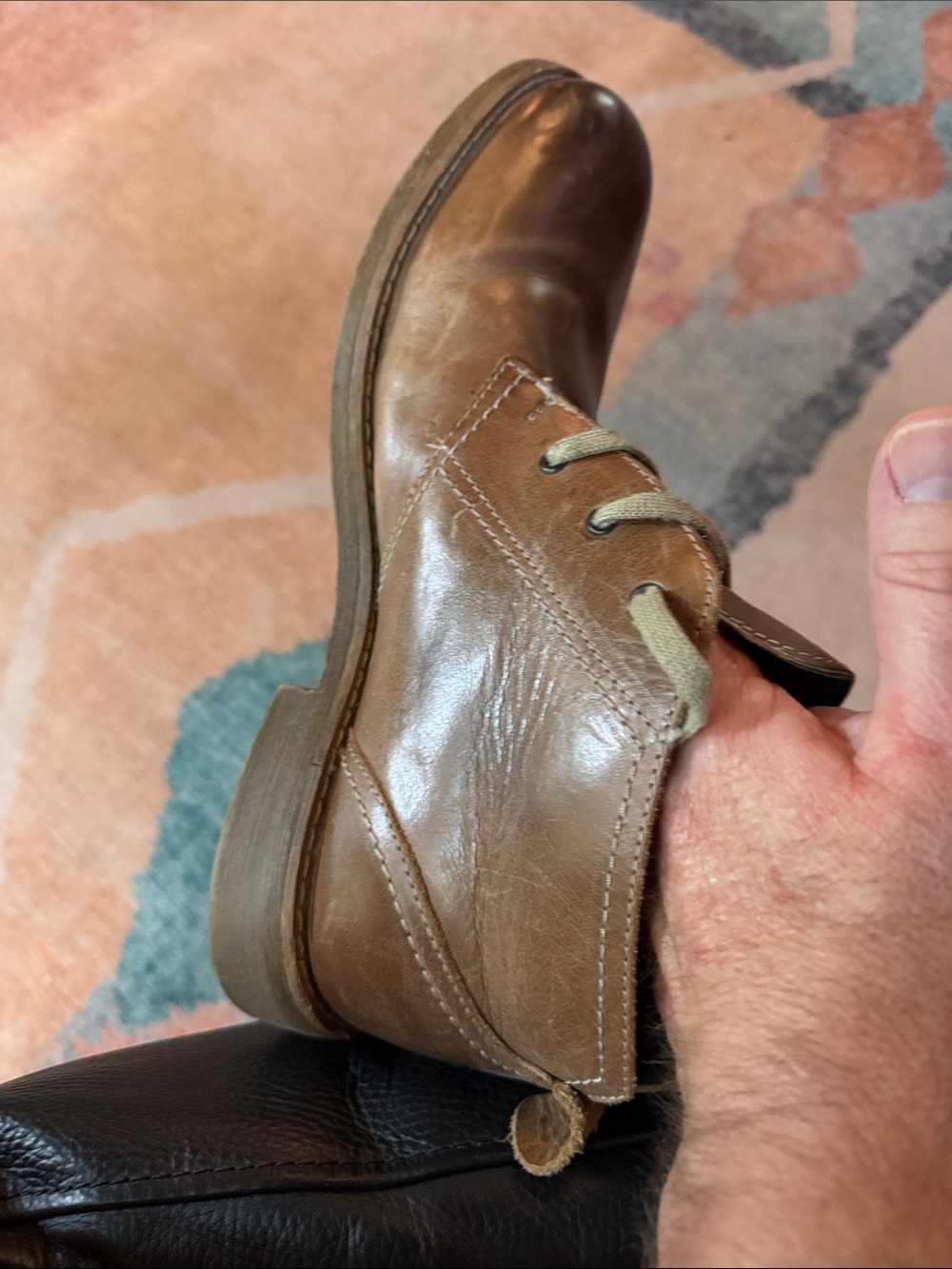 Men's Bed Stu Brown Leather Casual Lace-Up Shoe - Picture 2 of 8